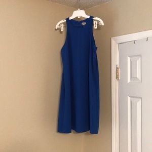 Blue cocktail dress